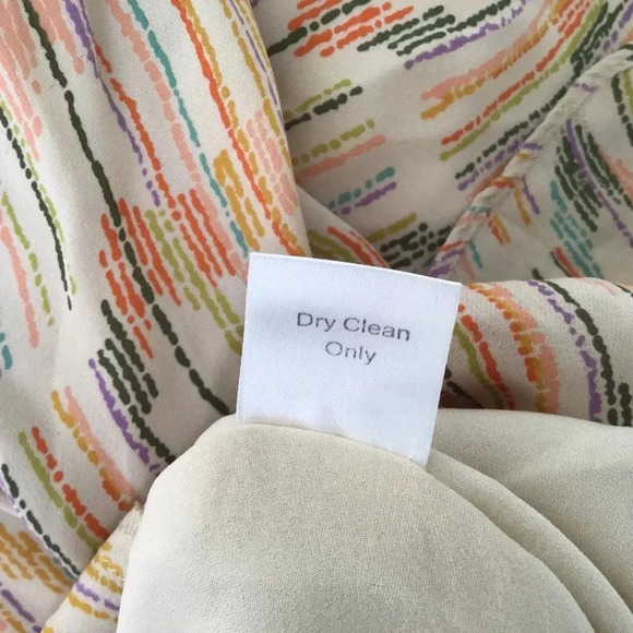 Parker Georgette silk halter maxi dress chevron Size S - Picture 11 of 12